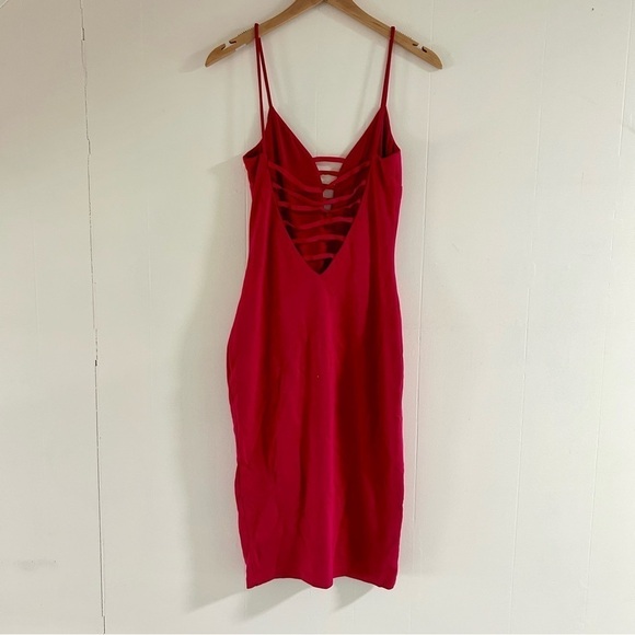 Bec & Bridge Georgia Ladder Dress in Hot Pink sz 6 - Picture 4 of 5